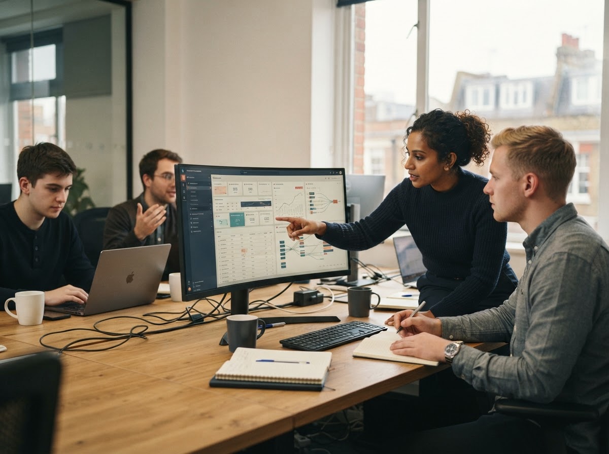 Lomverick AI investor reviewing a structured market summary